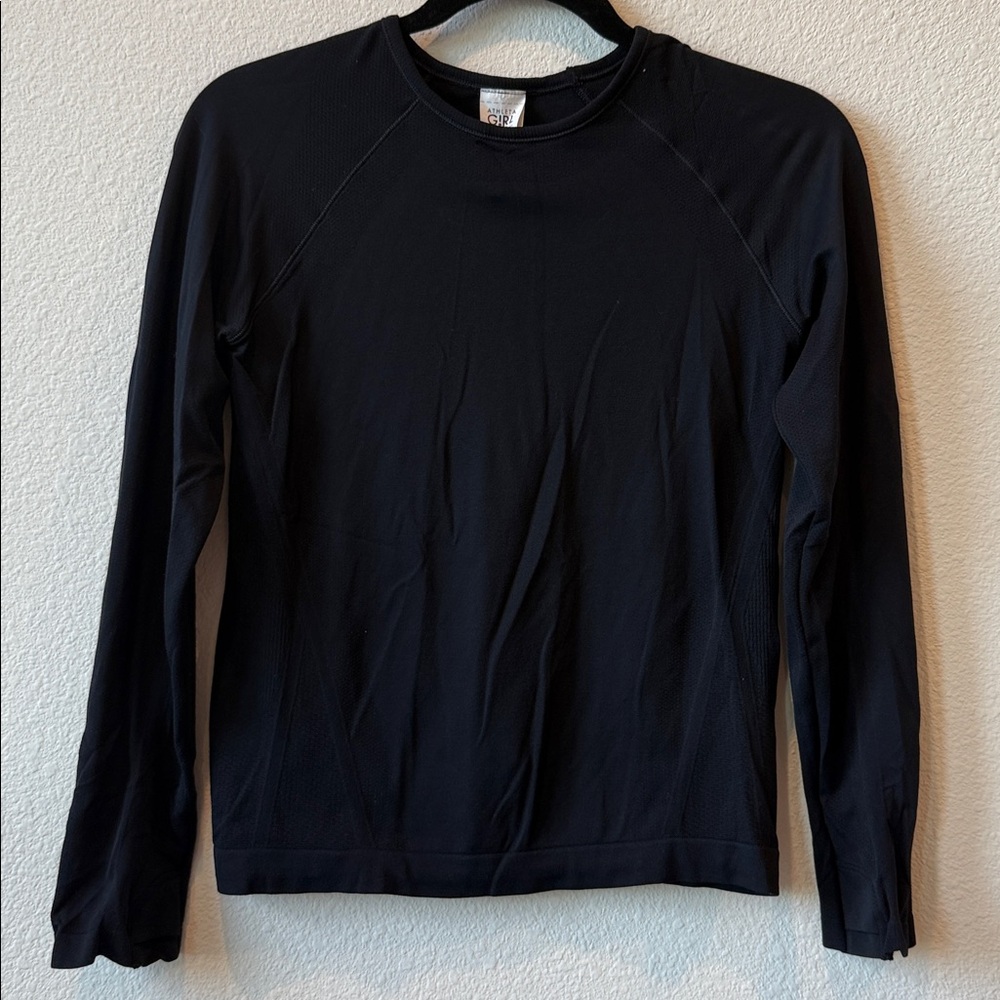 Athleta Girl Black Power Up Top